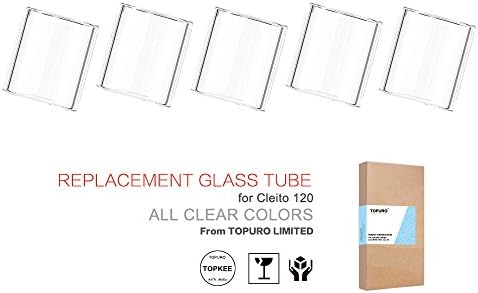 Topkee Glass Replacement for Cleito 120 Transparent Colors (5-Pack)