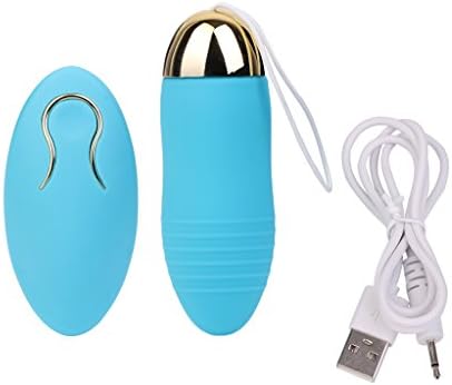 Huijun 10 Speed Wireless Remote Vibrating Eggs, Strong Vibration and Waterproof Quiet, Doctors Recommend Kegel Ball for Beginners and Advanced Pelvic Floor Exercises and Deflation (Blue)