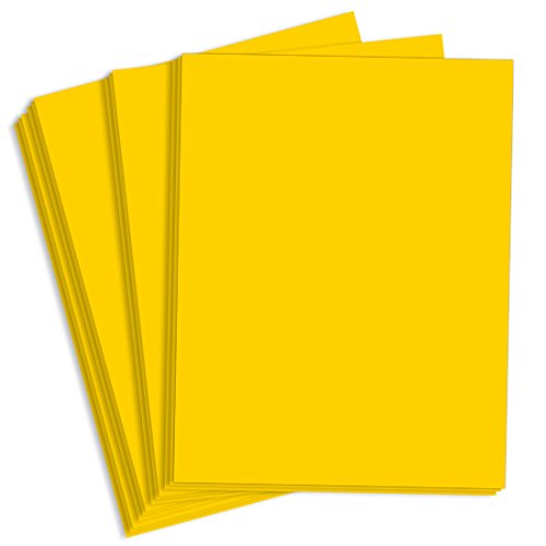 Astrobright Solar Yellow Cardstock 8 1/2 x 11, 65lb