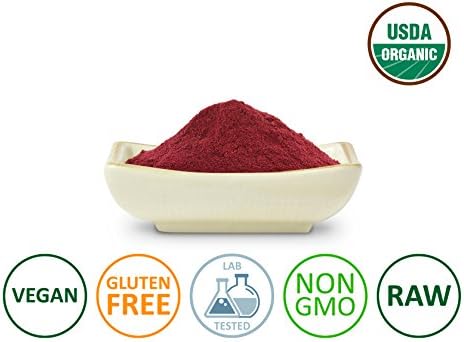 Dualspices Organic Pure Beet Root Powder 1 Kilogram Boost VO2 MAX &amp; Endurance &amp; Stamina
