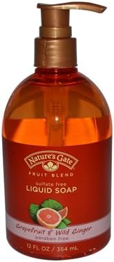 NATURE'S GATE LIQ SOAP,GRPFRT&amp;WILD GNGR, 12 FZ