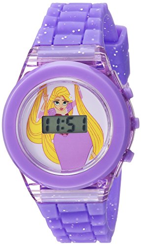 Disney Girl's Quartz Plastic Casual Watch, Color:Purple (Model: TTV4011)