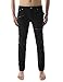 Mens Slim Stretchy Flat Front Zipper Deco Side Buckle Patch Cotton Pants