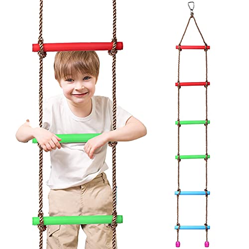 BIGLUFU Ladder Climbing Rope for Kids, Playground Sewing Accessories, 6