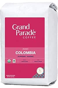 Grand Parade Coffee, 5 LB Unroasted Green Coffee Beans - Organic Colombia Narino Supremo - Women Produced Single Origin - High Altitude Specialty Arabica - Low Acid - Fair Trade - Fresh Raw Coffee
