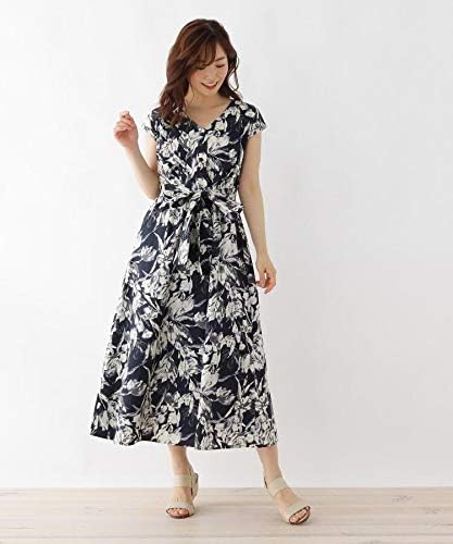 Amazon Co Jp スープ マキシ ロングワンピース 13号 水彩風ブロードフレンチスリーブワンピース レディース ネイビー 193 13 Ll 服 ファッション小物 Amazon Co Jp スープ マキシ ロングワンピース 13号 水彩風ブロードフレンチスリーブワンピース レディース ネイビー 193 13 Ll 服 ファッション小物