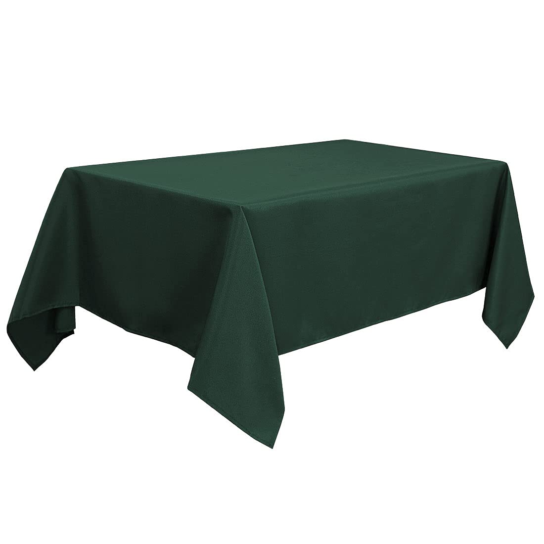 PiccoCasa Tablecloth Rectangle Wrinkle and Water Resistant, Table Cloth Wipe Clean for Kitchen Dining Wedding Party Dinner - Polyester Outdoor Table Cover Green 55"x70" / 140x178cm