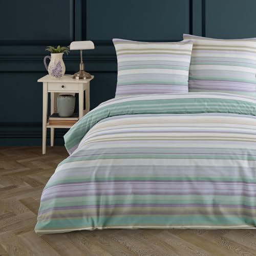 Buymax Bettwäsche 135x200 cm 4-teilig – Bettwäsche Set Renforcé 100% Baumwolle, 2 x Bettbezug 135x200 cm und 2 x Kissenbezüge 80x80 cm, Oeko-TEX, Reiß