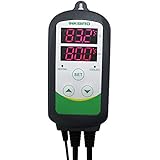 Inkbird Itc-308 Digital Temperature Controller Outlet Thermostat, 2-stage, 1100w, w/ Sensor