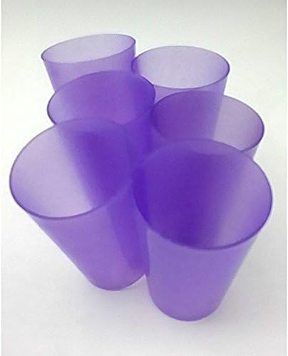 MB Lifestyle Plastic Glass - 12 Pieces, Blue, 300 ml