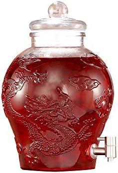 Ly Glass Wine Barrel Household Beer Barrel Whiskey Dispenser