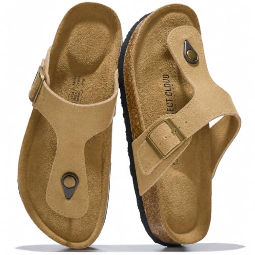 Project Cloud Genuine Leather Thong Sandals