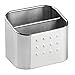 iDesign Forma Polished Stainless Steel Sink Organizer Set with Sponge and Scrubby - 3.1