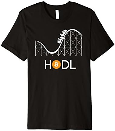 Mens Hodl Funny Bitcoin Crypto Currency Premium T-Shirt Medium Black