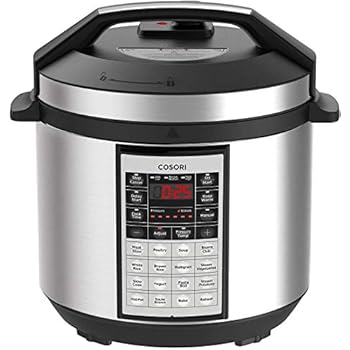 COSORI CP016-PC Electric 6 Qt 8-in-1 Instant Stainless Steel Pot Pressure Cooker, 6 Quart