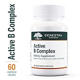 Genestra Brands - Active B Complex - Complete B Vitamin Complex Supplement - 60 Vegetable Capsules