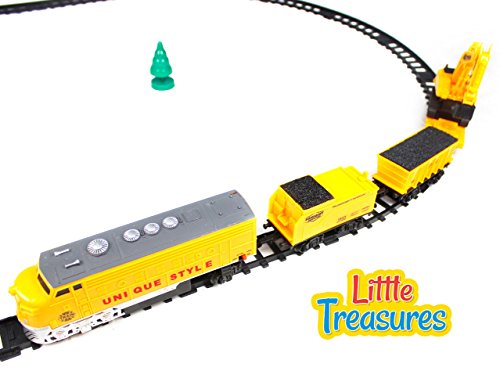 Little Treasures Train Tracks Engineering Fixer Man Set - Drive Down This Construction Train Set and fix All The Tracks While You Drive Down The line - Fun Toy for Kids Ages 3+