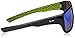 Dot Dash Aperture Oval Sunglasses, Black-Lime, 60 mm