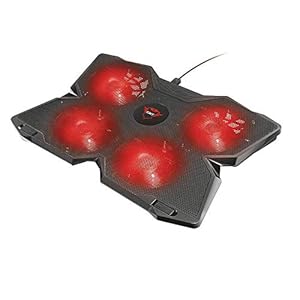 Trust-Gaming-GXT-278-Notebook-Cooling-Stand-Black Trust Gaming GXT 278 Notebook Cooling Stand, Black