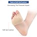 Metatarsal Pads - 2 Pairs of Fabric Metatarsal Sleeve with Forefoot Cushion Pad, Soft Foot Care Ball of Foot Cushions for Metatarsalgia Prevent Calluses Blisters M6-9 / W8-11 - Small