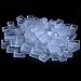 Plastic Empty Watercolour Paint Pans, 100Pcs Transparent Full Pans