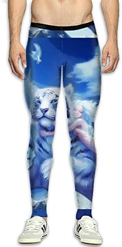 Men¡¯s Compression Tiger Pants Baselayer Running Tights 3D Print Fitness Sports Leggings