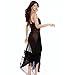 Eternatastic Women's Lace Mesh Leopard Nightgown Long Skirt Blue M Size