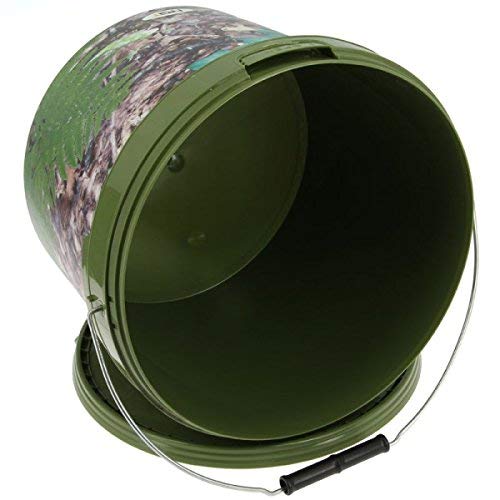 Ngt Pêche à La Carpe Amorce Meuleuse Système Avec Néoprène étui Et 10l Camouflage Amorce Chapeau Bob