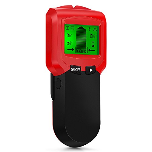 Stud Wall Sensor Finder Center-Finding with Live AC Wire Wood Metal Scanner Warning Detection, Battery Included - Thumbnail 7