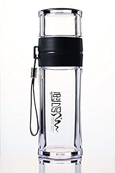 See Fuguang Portable with Filter Tea Cup Plastic Water Bottle 260ml Details