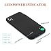 iPhone X Battery Case, Support Lightning Wired Headphones, DaBee 3200mAh Slim Protective Power Bank Charger Case, Rechargeable Extended Battery Pack Charging Case for iPhone X/10(5.8 inch), Black