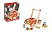 Janod ABC Walking Trolley with Blocks, 16.14 inches Tall, (J05379)
