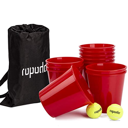 ropoda Yard Pong Giant Yard Games Set Outdoor for The Beach, Camping