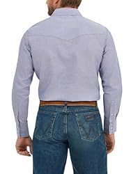 Wrangler mens Cowboy Cut Western Long Sleeve Snap