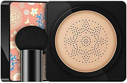 Hotsellhome Air Cushion B.B Cream Waterproof Brightens Concealer Flawless Full Coverage Foundation+Mushroom Sponge (A)