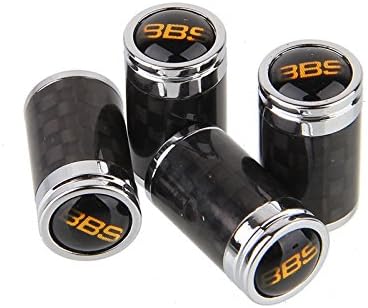 CzlpV 4pcs Carbon Fiber Auto Car Wheel Tire Air Valve Caps Stem Cover fit for BBS