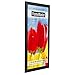 FrameStarr 18x24 Black Poster Frame, Pre-Assembled Black Poster Frame 18 x 24, Solid Composite Wood Frame for Wall Mounting