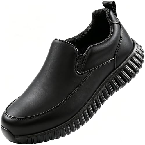 Non Slip Work Shoes for Women Waterproof Slip Resistant Chef Kitchen Restaurant Food Service Zapatos de Trabajo para mujere antideslizante para cocina Black : Clothing, Shoes & Jewelry