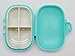 Meta-U Deep 4 Compartments Plastic Pills/Vitamins Organizer Box (Blue)