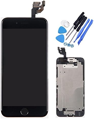 for iPhone 6 LCD Screen Replacement Touch Digitizer Full Assembly with all Components and Repair Tools - Not compatible with 6S or 6 Plus