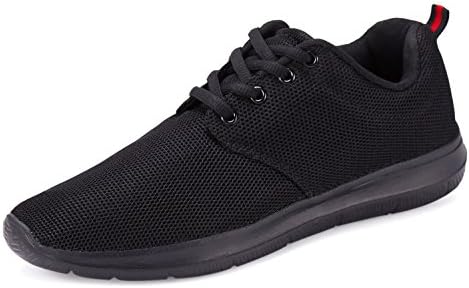 Mens Lightweight Sneakers Comfortable Casual Walking Shoes Black.CSK015B1-43