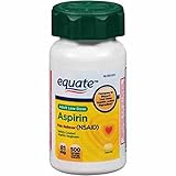 Equate Adult Low Dose Aspirin, 81mg, 500ct Enteric Coated Tablets, Compare to Bayer Low Dose