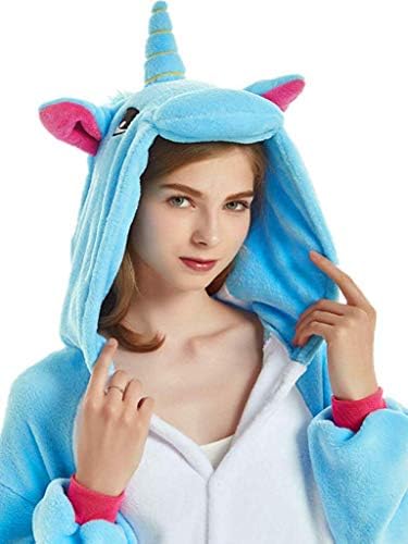 Adult Onesie Unicorn for Women Men Pajamas Animal Cosplay Christmas Halloween Costume