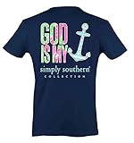 Simply Southern Preppy God is My Anchor Short Sleeve T-shirt
