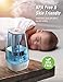Dreamegg Cool Mist Humidifer - Top Fill Humidifier for Baby Bedroom, Easy Use Whisper-Quiet Operation, Night Light, Whole Night Moisture Humidifier for Home Office Nursery