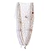 CoZroom Mediterranean Style Fish Net Wall Decoration Pack with Seashells for Party (Beige)