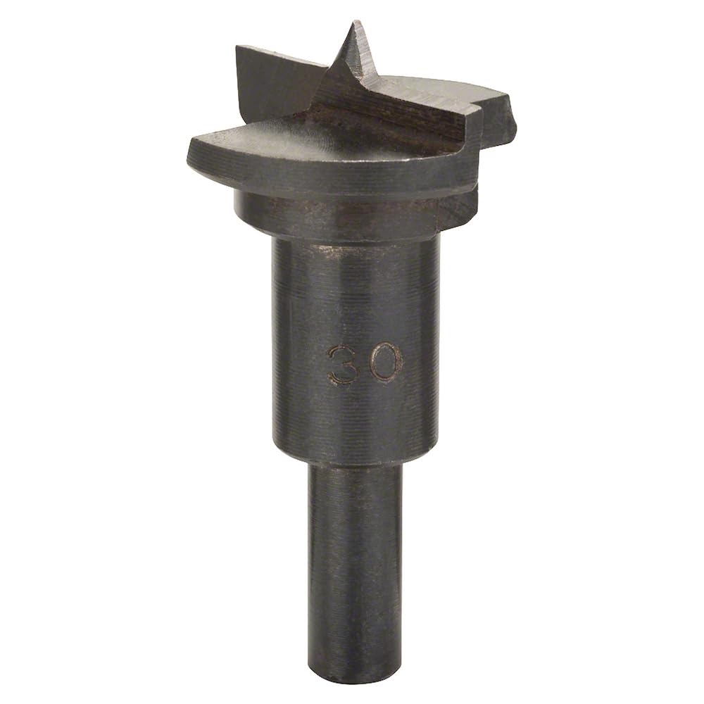 Bosch 2608597262 Forstner Bit Without Tungsten Carbide, Silver, 30 mm