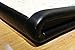 GREATIME Modern Trending Waved Bed, Upholstered Faux Leather, Easy Assembly, Strong Wood Slats Support Platform Bed (King Size, Black Color)