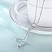 NINAMAID Sideways Cross Infinity Charm Expandable Bolo Bracelet with Cubic Zirconia Adjustable White Gold Plated Jewelry For Women