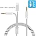 iPhone 7 Aux Adapter, DISDIM Aluminum [Anti-oxidation] Lightning Port to Audio Jack Cable with Male Extend 3.5mm Adapter Cord for iPhone 7 / 7 Plus / 8 / 8 Plus,iOS 11,Android Smartphone to Car Stereo